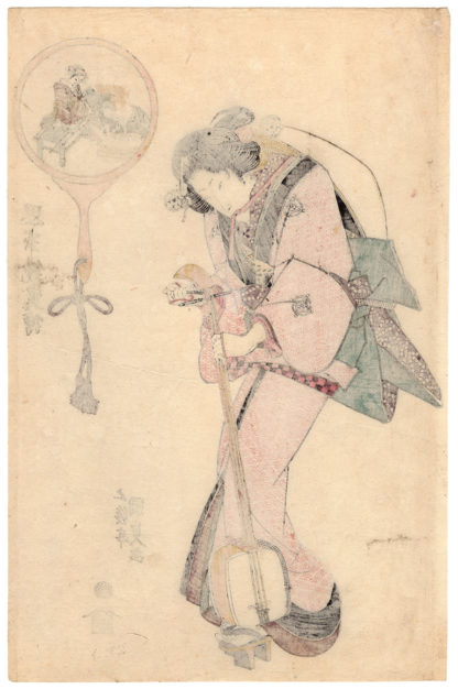 Utagawa Kunisada SHAMISEN PLAYER