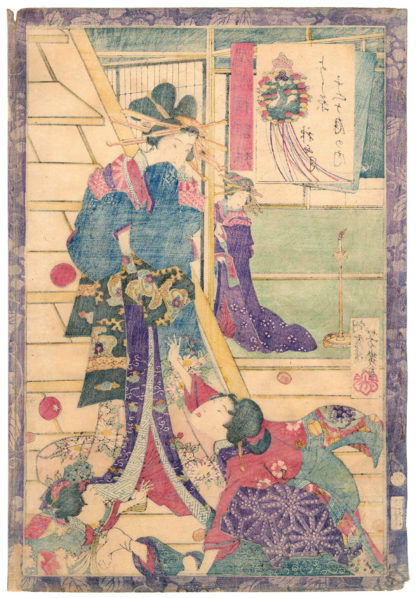 THE MONTH OF THE GODS (Utagawa Yoshiiku)