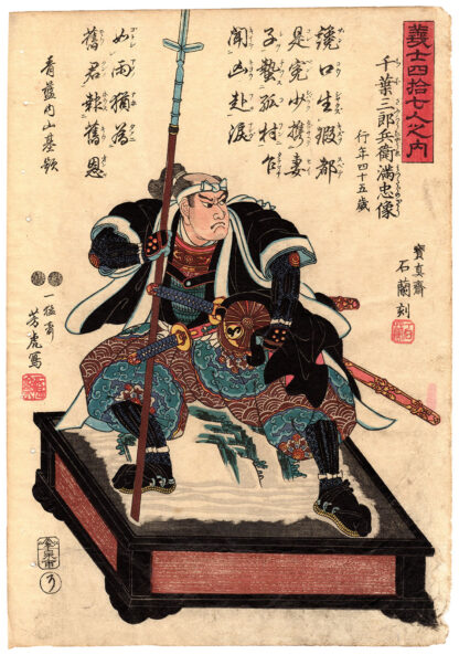 THE LOYAL RETAINER MITSUTADA (Utagawa Yoshitora)