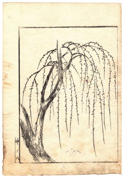 WILLOW TREE (Kitagawa Utamaro)