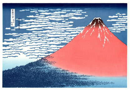 SOUTH WIND, CLEAR SKY (Katsushika Hokusai)